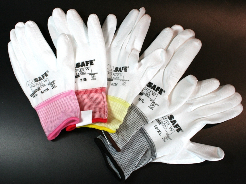 Schutz/Arbeits Handschuhe MSafe - PU-Flex W